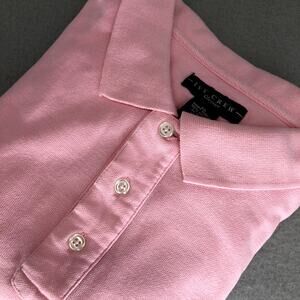 Ivy Crew Classics Mens Pink Short Sleeve Polo Shirt